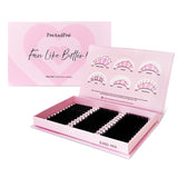 Fan Like Butter Pre and Pro Individual Volume Lash Trays Russian Volume Lashes 30 Rows Mix Length Tray