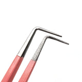 Professional High Precision 90 Degree Volume Lash Tweezers for Eyelash Extensions