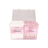 Pre and Pro Pink Cotton Buds and Unbleached Cotton Pads Organizing Box