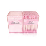 Pre and Pro Pink Cotton Buds and Unbleached Cotton Pads Organizing Box