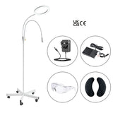 LED and UV  Floor Lamp with Foot Control for Hair and Lash Salon
