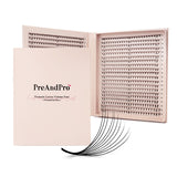 Pre and Pro Premade Wide Volume Fans Mixed Length Tray 1000 - 2000 Fans