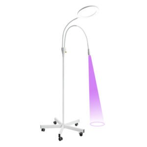 LED and UV  Floor Lamp with Foot Control for Hair and Lash Salon