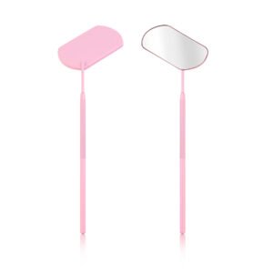 Pink Lash Checking Mirror