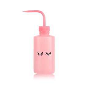Pink Rinsing Bottle for Lash Cleansing