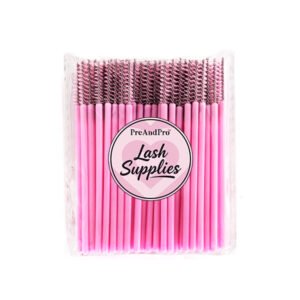 Pink Spoolie Mascara Wands Lash Brushes